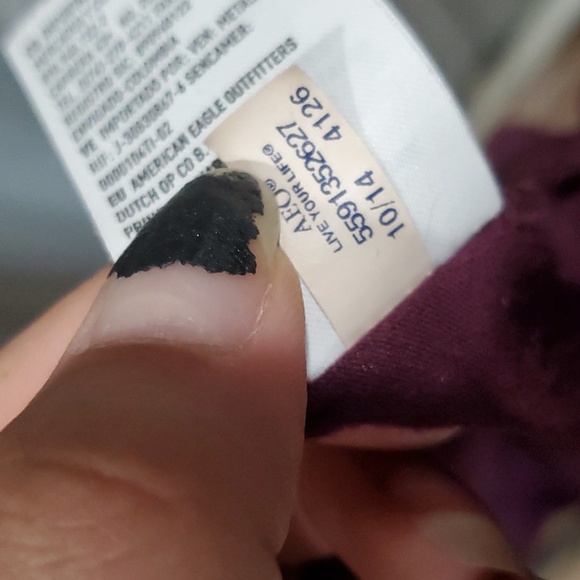 American Eagle Outfitters size XL maroon light weight super soft zip up hoodie - Picture 9 of 12